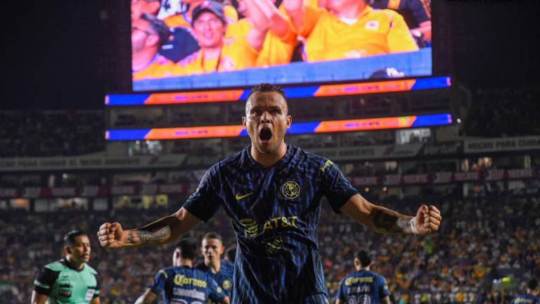 Jonathan Rodríguez abrió el marcador por las Águilas.