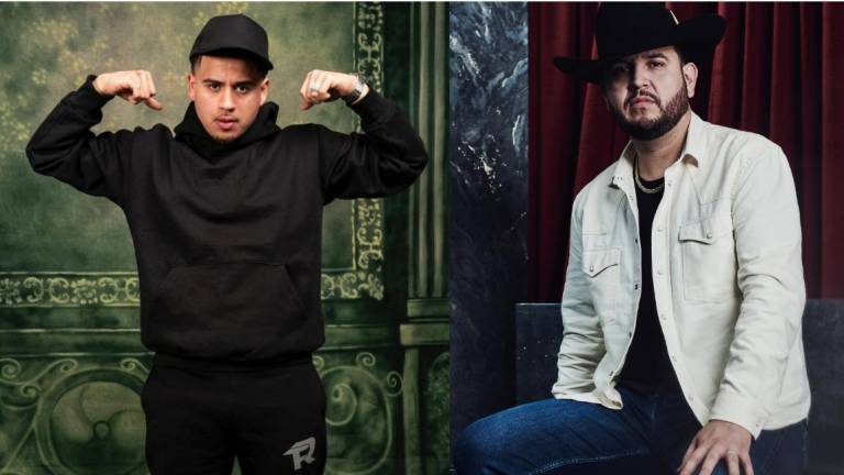 Jesús Ortiz, vocalista de Fuerza Regida y Edén Muñoz se unen de nuevo para grabar esta vez Money Edition.