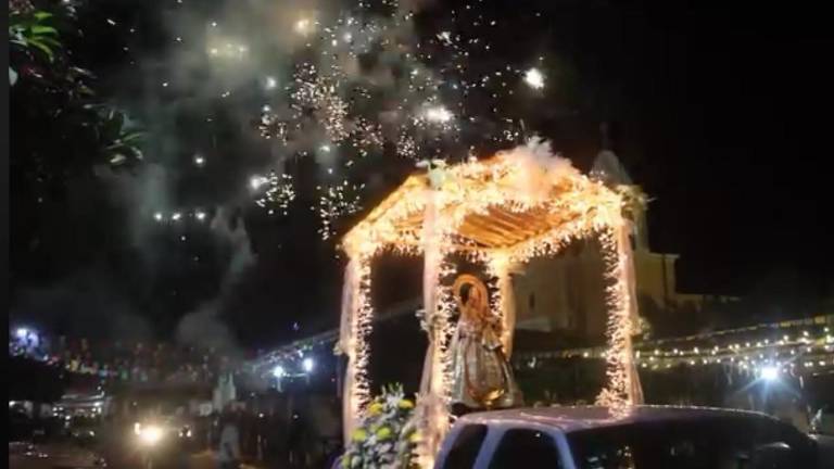 Para proteger la imagen de la Virgen de Loreto, en Cacalotán, estarán suspendidas las procesiones nocturnas.