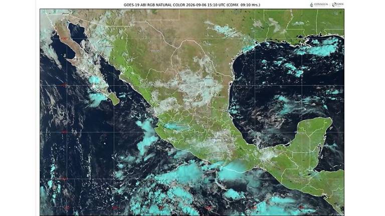 Lluvias muy fuertes con puntuales intensas se pronostican entre la tarde del domingo y el lunes en el norte de Sinaloa.