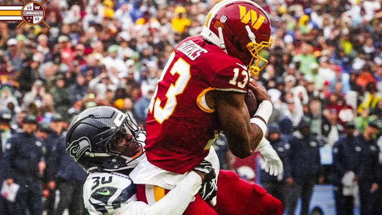 Los Commanders detuvieron en seco a los campeones defensores de la NFL.
