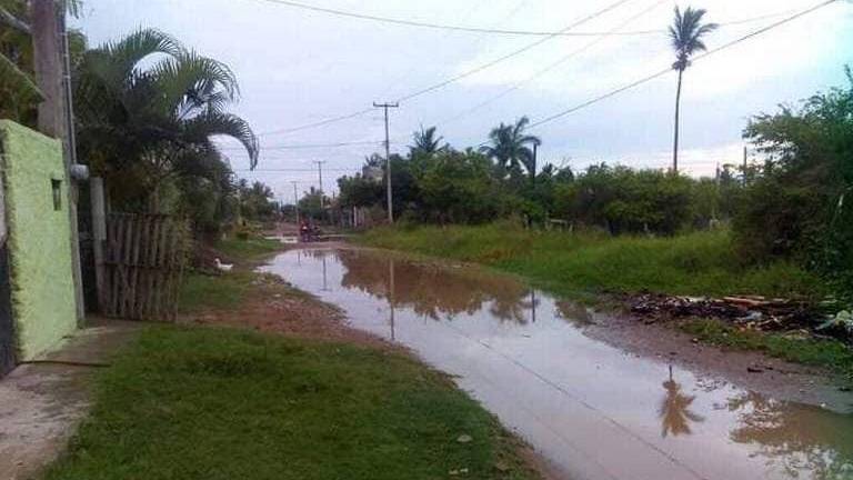 Las comunidades que empiezan a presentar problemas ante cualquier lluvia son principalmente las ubicadas en la zona del valle de Escuinapa.