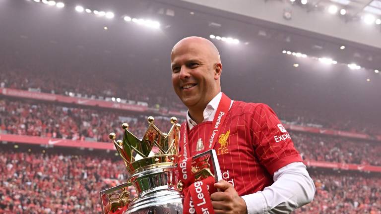 Arne Slot sale del Liverpool.