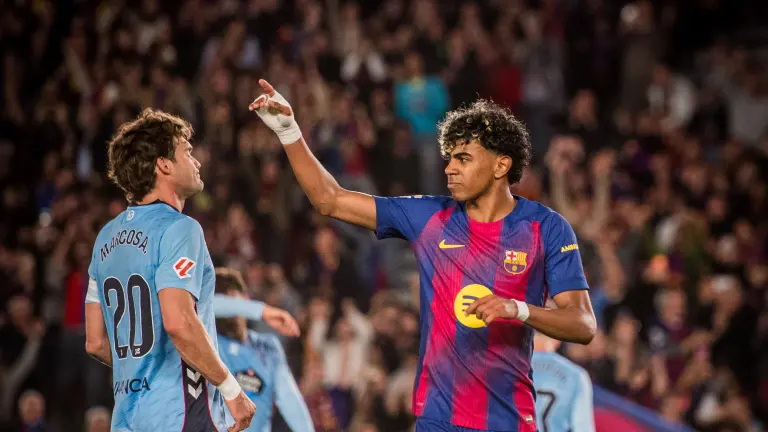 Lamine Yama anotó y salió lesionado.