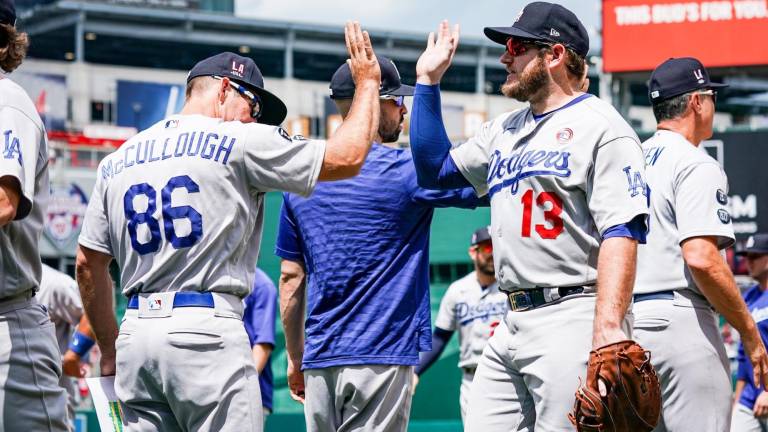 Los Dodgers de Los Ángeles se encuentran en racha positiva.