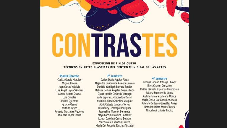 En la muestra colectiva los asistentes apreciarán esculturas, dibujos, pinturas, y grabados creados con diversas técnicas de los alumnos de la carrera técnica en artes plásticas.