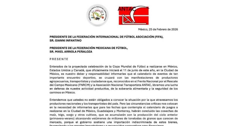 En un comunicado, las organizaciones señalaron que su movimiento busca defender la actividad productiva, la soberanía alimentaria y la seguridad en los caminos del país.