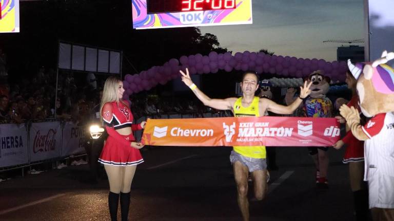 El corredor Diego Bautista Melchor se consolidó como figura recurrente del Maratón Chevron Mazatlán.
