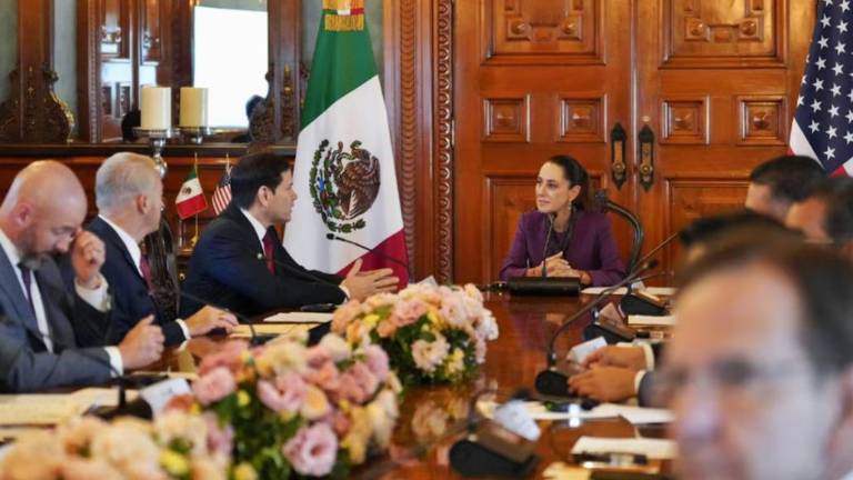 Reunión de la Presidenta de México Claudia Sheinbaum Pardo con el Secretario de Estado de Estados Unidos, Marco Rubio.