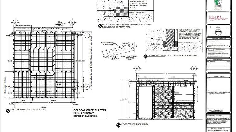 El inicio de obra es el 19 de agosto para terminar el 7 de septiembre, un plazo de 50 días naturales.