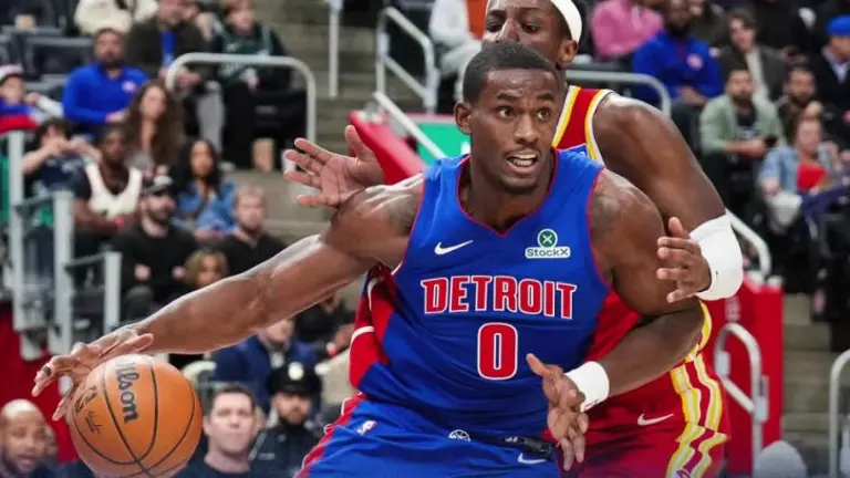 Pistons se imponen a Hawks por 142-115.