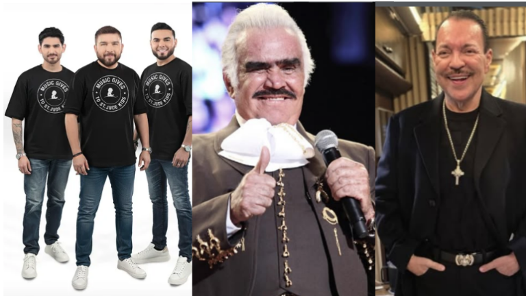 Banda El Recodo y Julio Preciado, forman parte de la listas de artistas que participarán en el disco póstumo Vicente Fernández.