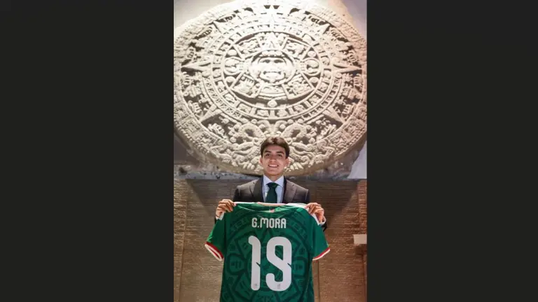 Gilberto Mora llegará a la inauguración de la Copa del Mundo 2026 con 17 años y 240 días.