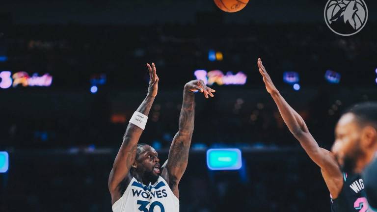 Timberwolves derrotan por 125-115 al Heat.