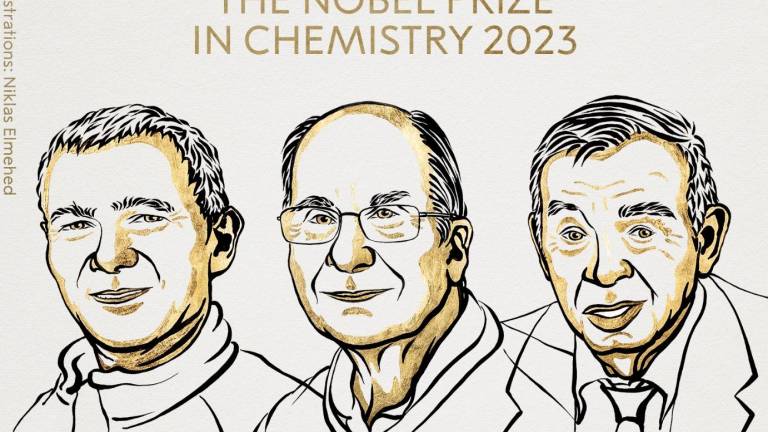 Tres científicos ganan el Premio Nobel de Química 2023, por sus investigaciones sobre nanopartículas