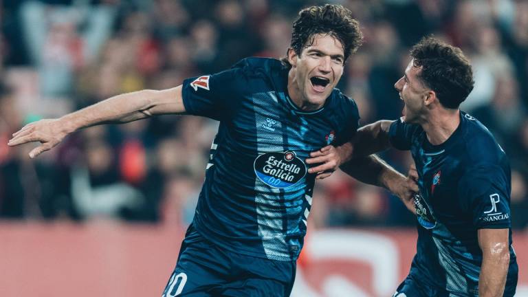 Marcos Alonso fue el autor del solitario gol del Celta sobre el Sevilla.