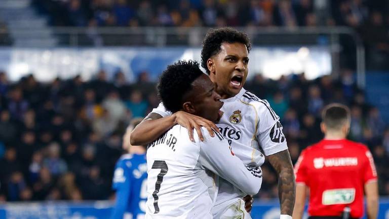 Rodrygo anota con asistencia de Vini.