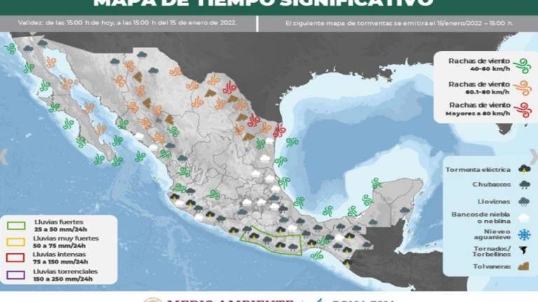 ¿Qué marca el clima para Sinaloa? Este es el pronóstico para el fin de semana
