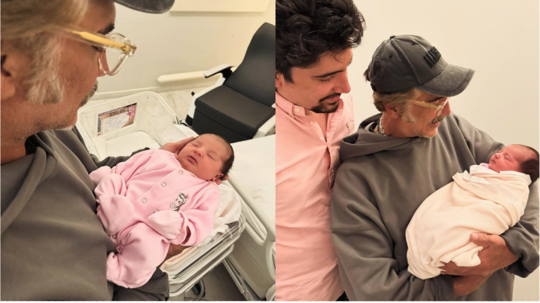 Alejandro Fernández recibe a su tercer nieta que llevará por nombre Nirvana.