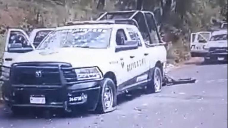 Los agentes realizaban patrullajes de vigilancia en la carretera Zacapu-Nahuatzen cuando fueron sorprendidos por el ataque armado.