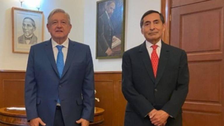 Andrés Manuel López Obrador y Rogelio Ramírez de la O.