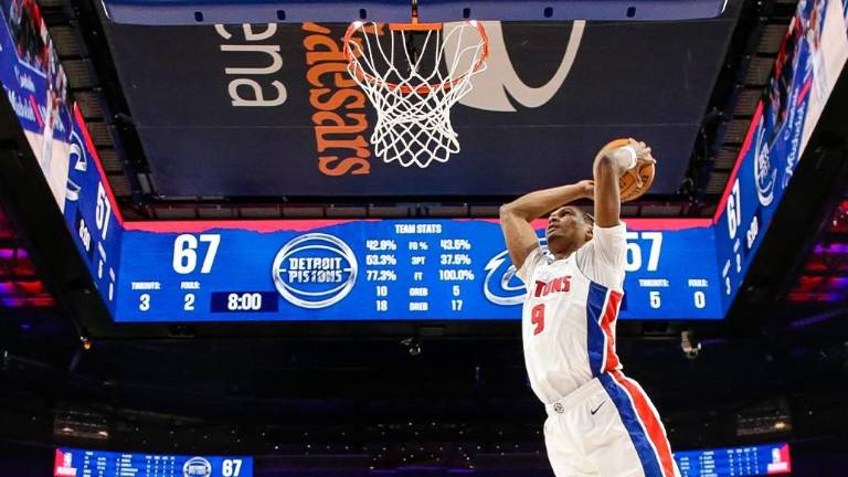 Los Pistons pegaron primero en su serie de semifinales de conferencia ante los Cavaliers.