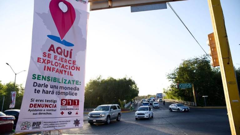 Sippina reporta que en Culiacán han detectado redes de trata de infantes que trabajan en la vía pública