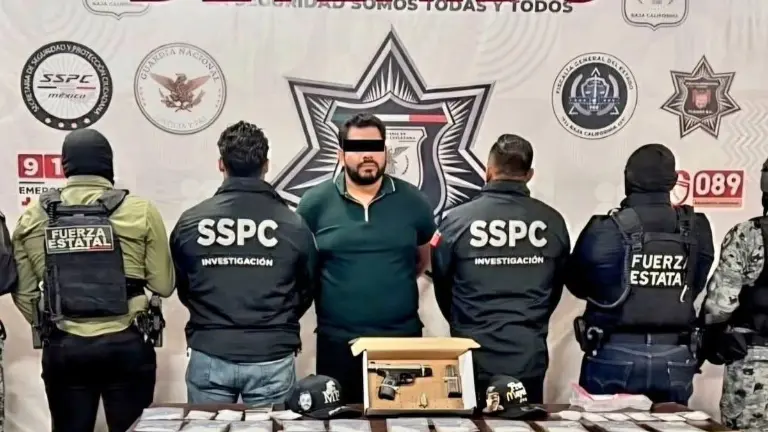 Luis Adán Torales Castillo, alias “El 500”, fue detenido en Playas de Rosarito y quedó a disposición de la Fiscalía General de la República.