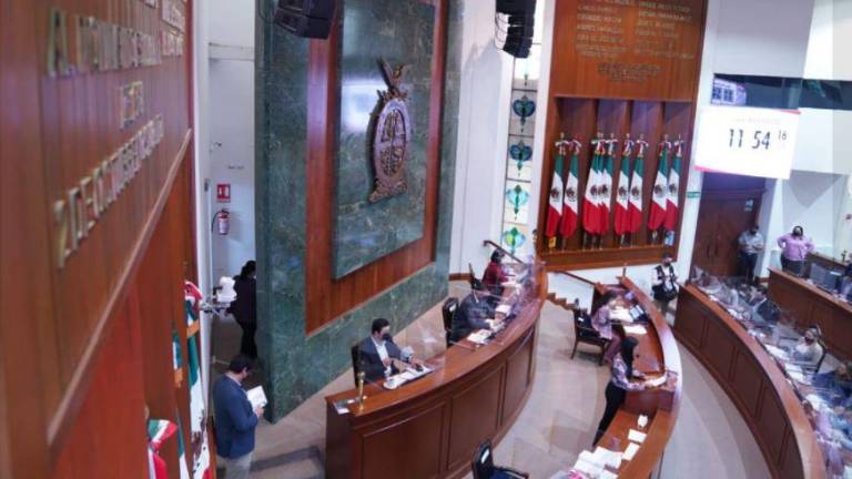 Sesión ordinaria presencial del Congreso de Sinaloa.