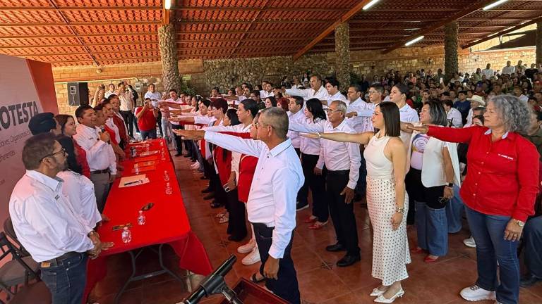 César Gerardo Lugo y Liliana Cárdenas encabezaron actividades partidistas del PRI en municipios de la zona centro de Sinaloa.