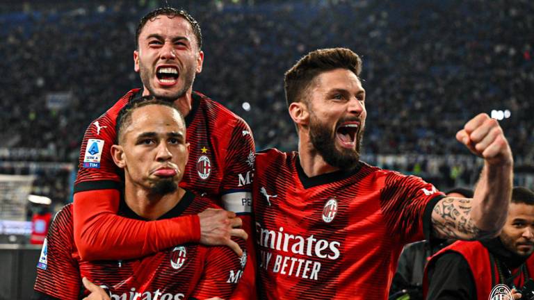 Milán celebra su triunfo.