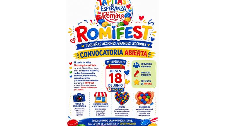 Alumnos, padres de familia y voluntarios participarán en el Romifest, evento solidario en apoyo a Romina.