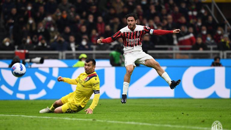 El Milán no pudo horadar la meta del Bolonia y vio reducida su ventaja en la clasificación de la Serie A a un punto.