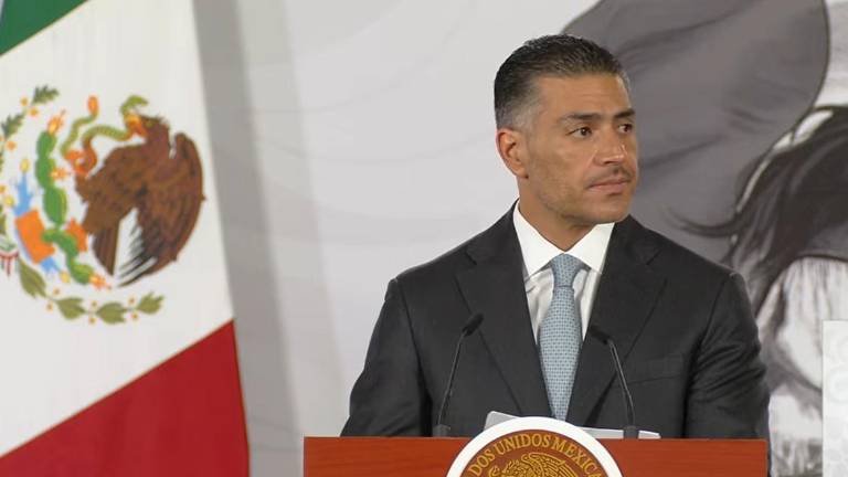 Omar García Harfuch, Secretario de Seguridad federal, habla de los resultados de la Estrategia de Seguridad.