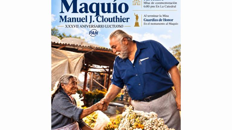 Convocatoria del PAN Sinaloa para participar en las actividades por el aniversario luctuoso de “Maquío” Clouthier.