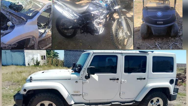 Las unidades aseguradas en Villa Juárez fueron puestas a disposición de la Fiscalía estatal.