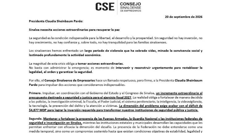 El organismo empresarial señaló que el periodo de violencia ha cobrado vidas, afectado la convivencia social y golpeado la actividad económica.