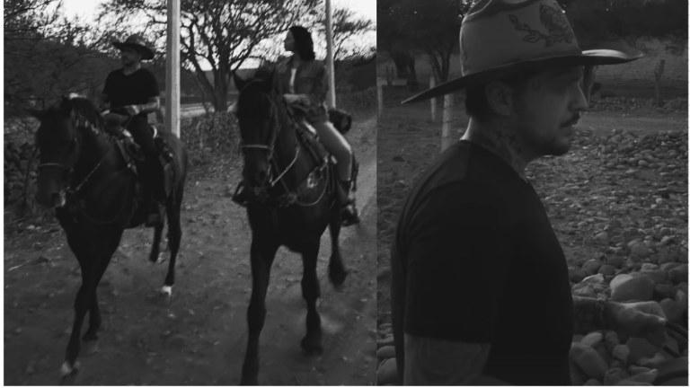 Christian Nodal calla rumores de separación con una foto junto a Ángela Aguilar.