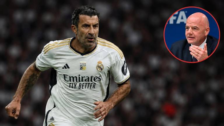 Figo dice que Infantino ha degradado el cargo de presidente de la FIFA.