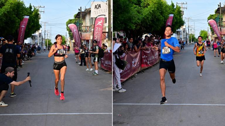 Norma Labrador y Juan Carlos Carbajal son los reyes de la carrera.
