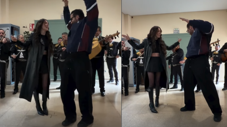 Belinda lleva un pedacito de México a España.