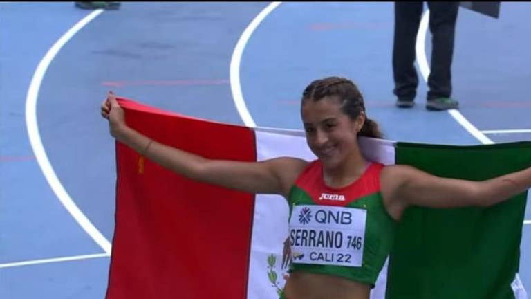 Karla Ximena Serrano Olivares da la primera medalla a México en este mundial.