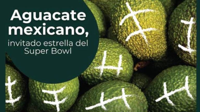 El aguacate mexicano el más consumido en Estados Unidos y el invitado especial en el Super Bowl.