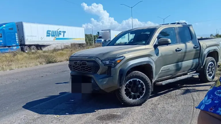 Las víctimas intentaban cruzar la carretera federal cuando fueron impactadas por una camioneta; el conductor fue retenido en el lugar.