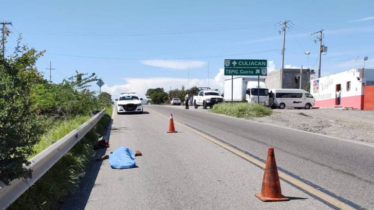 Un hombre en condición de calle murió atropellado en la Internacional al norte de Mazatlán