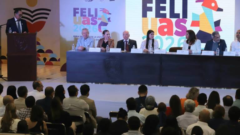 Autoridades de la UAS inauguraron la Feria del Libro de la Universidad Autónoma de Sinaloa 2026.