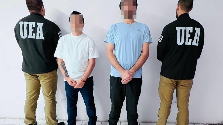 Brayan “N” y Fortunato “N” fueron puestos a disposición de un Juez tras su captura por la UEA.