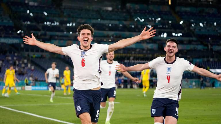 Inglaterra, a semifinales de la Euro con goleada sobre Ucrania