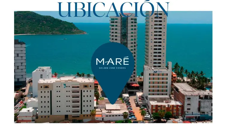 “Maré Golden Zone Condos” es un exclusivo desarrollo residencial de lujo, comodidad y estilo contemporáneo, con las mejores vistas. que será construido en la Avenida Playa Gaviotas, en la Zona Dorada de Mazatlán.