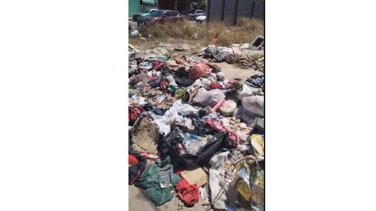 Habitantes de las colonias Ferrocarrilera, Reforma y Palos Prietos denunciaron públicamente que sus calles y lotes baldíos se han convertido en basureros y tiraderos de escombros.